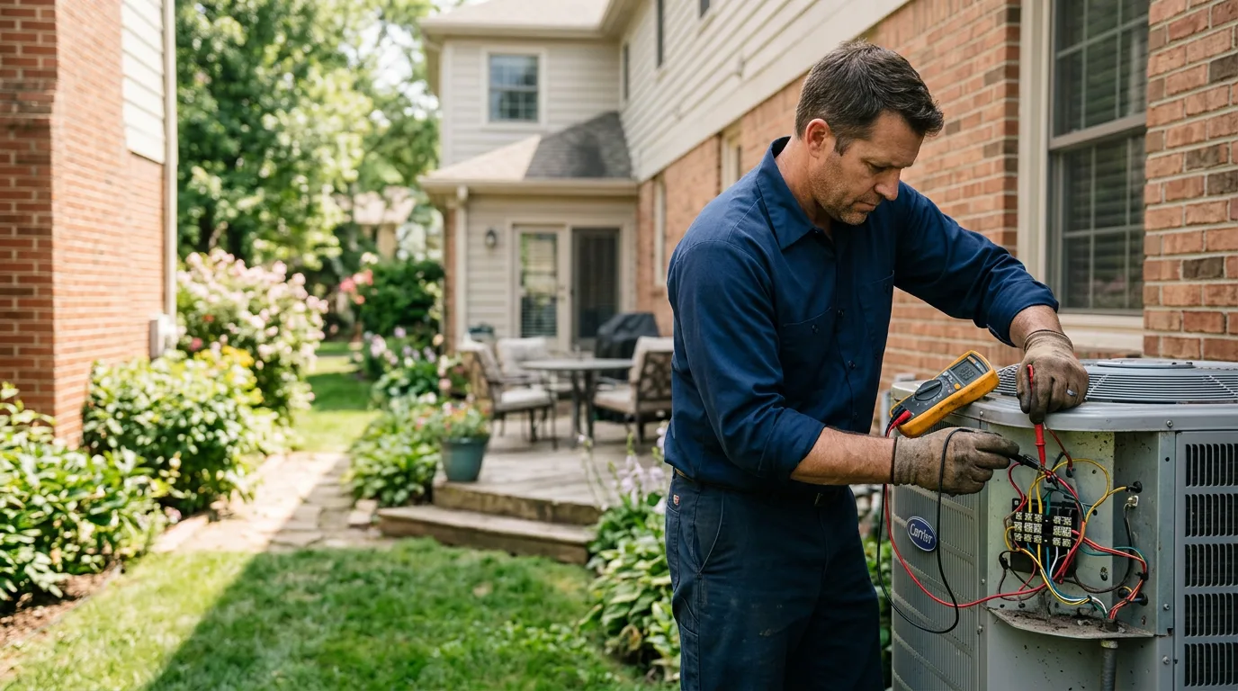 HVAC technician working near Desha, AR